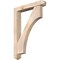 Ekena Millwork Westlake Arts and Crafts Smooth Bracket w/ Offset Brace, Douglas Fir, 5 1/2"W x 32"D x 44"H BKT0604X32X44WTL03SDF - alternate 1